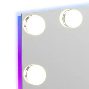 Odel Rectangle LED Aluminium Mirror