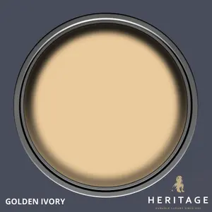 Dulux Trade Heritage Golden Ivory Eggshell Wall paint, 750ml