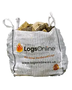 Kiln Dried Oak Firewood Logs Bulk Bag 250kg