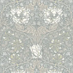 Galerie Arts and Crafts Beige Patterned Wallpaper