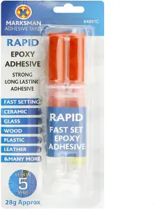 Rapid Fast Set Epoxy Adhesive Strong Wood Plastic Glass Leather Long Lasting