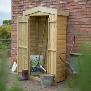 Forest Garden Tall 750L Shiplap Apex Garden storage 1830mm 1100mm