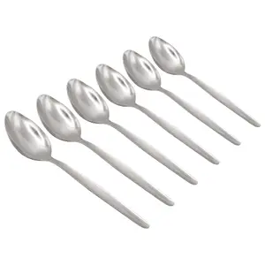 Economy Stainless Steel Dessert Spoons - 19cm - Pack of 6