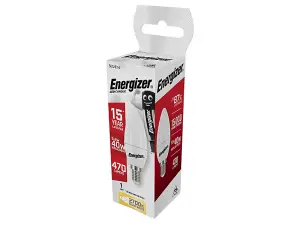 Energizer LED Candle Warm White E14 5.2w 470lm