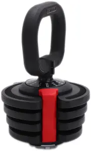 Strongology ELEMENT SET Home Fitness Black/Red Adjustable Smart Barbell/Dumbbell/Kettlebell from 2kg up to 19kg Training Weights