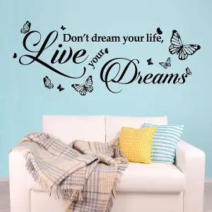 Walplus Decal Wall Art Dream Quote Wall Sticker