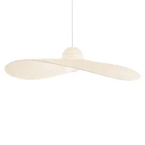 Luminosa Madame 1 Light Dome Ceiling Pendant Light Ivory