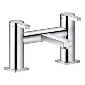 Sura Polished Chrome Deck-mounted Bath Filler Tap