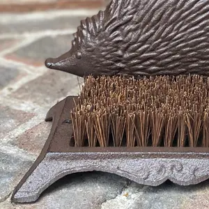 Bodwar Cast Iron Hedgehog Boot Scraper