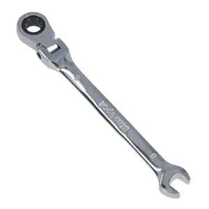 8mm Metric Flexible Combination Ratchet Spanner Wrench Bi-Hex 12 Sided