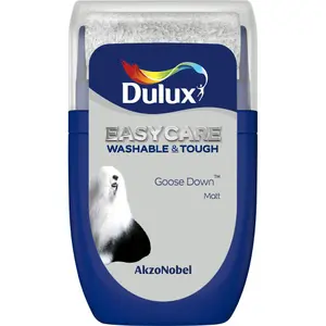 Dulux Easycare Washable & Tough Goose down Matt Wall & ceiling Emulsion paint, 30ml Tester pot