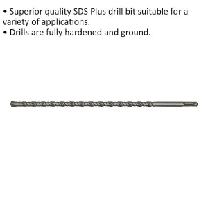 High-Performance 10 x 360mm SDS Plus Drill Bit for Smooth and Efficient Drilling