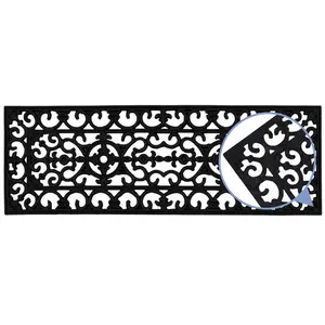  Non-Slip Outdoor Door Mat Rectangle W25 x L75 cm