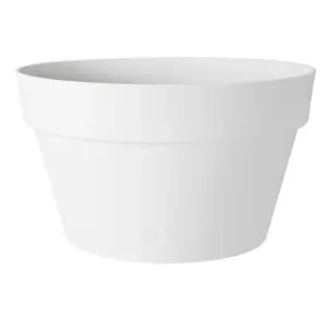 Elho Loft Urban Bowl 35cm White Recycled Plastic Plant Pot