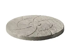 Akor Peak Garden Concrete Stepping Stone Weathered Slate 450mm Pack of 25