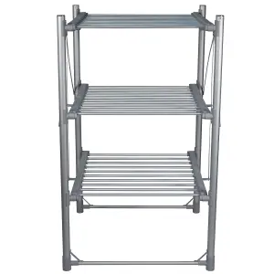 Abode Electric Clothes Dryer Heated Airer 3 Tier with 30 Rails 30kg & Protective Cover AECRD2003