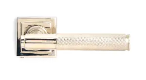 From The Anvil Polished Nickel Brompton Lever on Rose Set (Square)