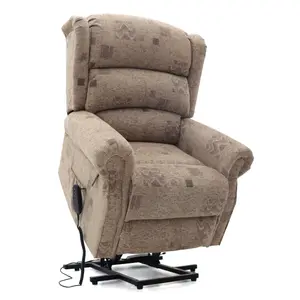 Malton Patterned Rise and Recline Armchair Electric Dual Motor