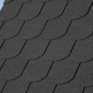 18Pcs Grey Mosaic Asphalt Shingles Bitumen Roofing L 1m x W 333mm x T 2.7mm