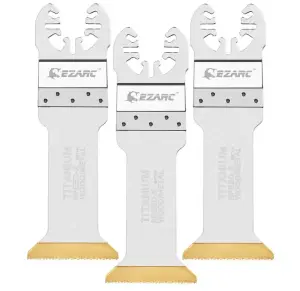 EZARC 801108 3pcs multitool blades set extra long, for wood PVC nails 120mm long