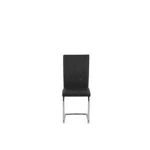 Encinal Upholstered Dining Chair (Set of 2) Black