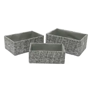 3 Piece Paper Decorative Box Set