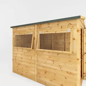 Mercia 8x8 Pent Greenhouse combi shed - Assembly required