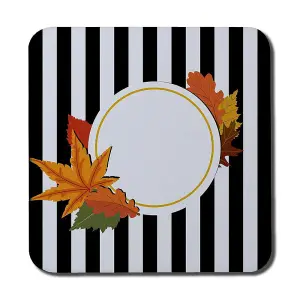 Black Stripes, Autumn Leaves (Coaster) / Default Title