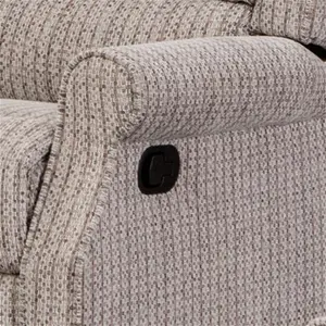 Oak World Windsor 2 Seat Reclining Sofa In Natural Fabric | High Back Comfort Level