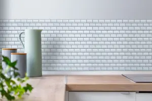 Trentie Mini Metro White - Peel and Stick Mosaic Tile