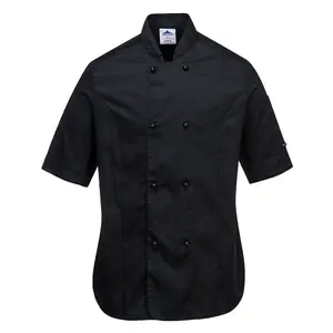 Portwest Rachel Ladies Short Sleeve Chefs Jacket