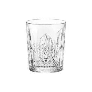 Bormioli Rocco - Bartender Stone Double Whisky Glasses - 390ml - Pack of 4