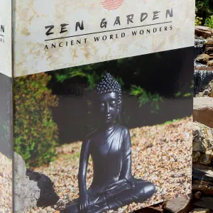 Zen Garden Meditating Buddha 12 Inch Ornament