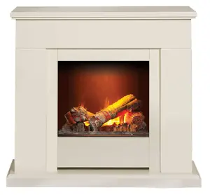 Dimplex Opti-myst Warm white Electric Fire suite