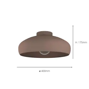 EGLO MOGANO Brown Ceiling Light