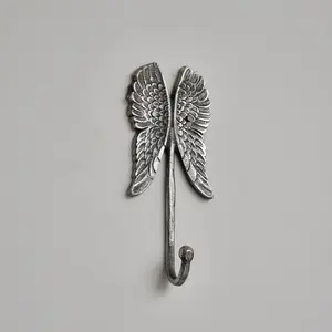 Melody Maison Antique Silver Angel Wings Wall Hook