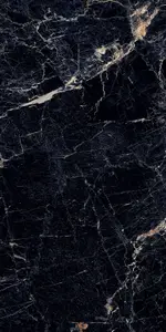 Top Ceramics Black Marble Effect Tiles High Gloss Floor & Wall Porcelain Tile (L)120cm x (W)60cm Each box 1.44sqm