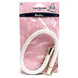 HL P/CORD HANDLE 48CM - Bag Handle: Cord: 48cm: White - Hemline