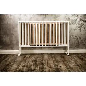 Cot with Mattress White