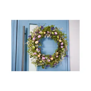 Faux Mistletoe 80cm Wreath