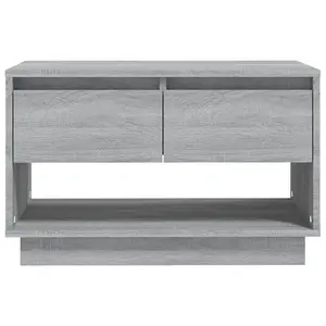 vidaXL TV Cabinet Grey Sonoma 70x41x44 cm Engineered Wood