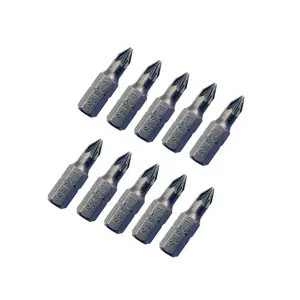 Universal PZ1 Screwdriver bits (L)25mm, Pack of 10