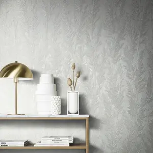 Galerie Natural Opulence Beige Feathery Tree Wallpaper Roll