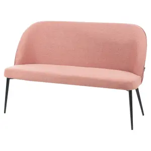 2 Seater Kitchen Sofa Pink OSBY