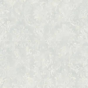 Galerie Stripes And Damask 2 Silver Grey Canvas Damask Smooth Wallpaper