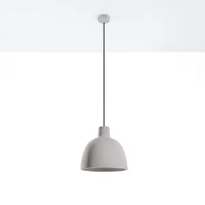 Damaso Concrete Grey 1 Light Classic Pendant Ceiling Light