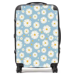 Summer Daisy Pattern Suitcase - Medium