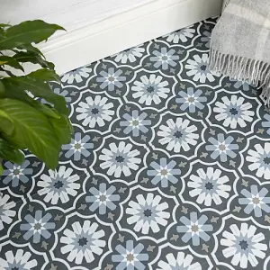 Floor Pops Sevilla Self Adhesive Vinyl Floor Tiles Pack of 10 (0.93sqm)