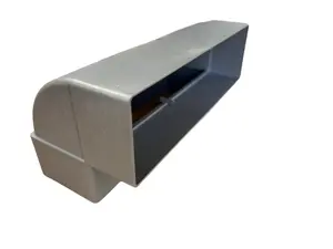 204mm x 60mm 90 Bend  Vertical Rectangular Duct