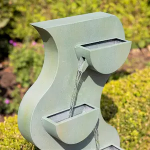 Primrose Monsanto Tiered Cascading Zinc Water Feature 122cm